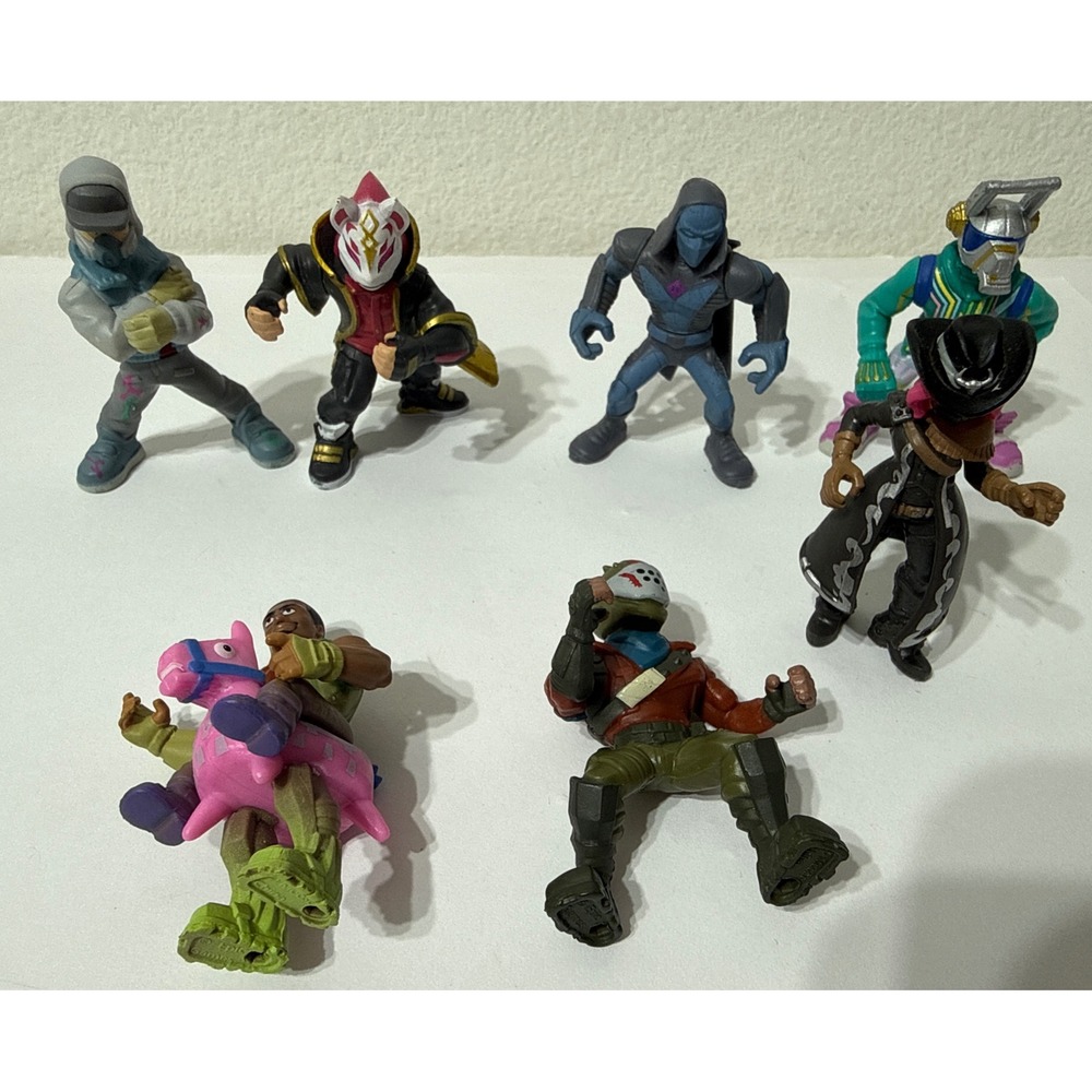 Fortnite Battle Royale Collection 2" Mini Figure Lot Drift Omen Calamity 7pc